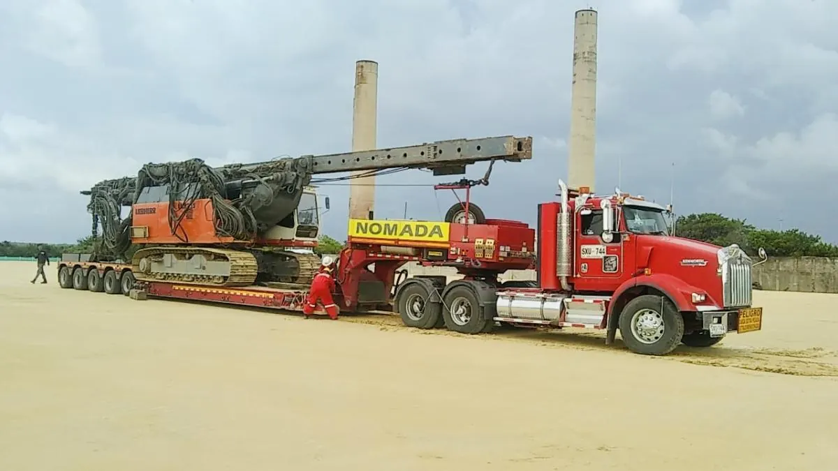 Transporte de Maquinaria para Infraestructura