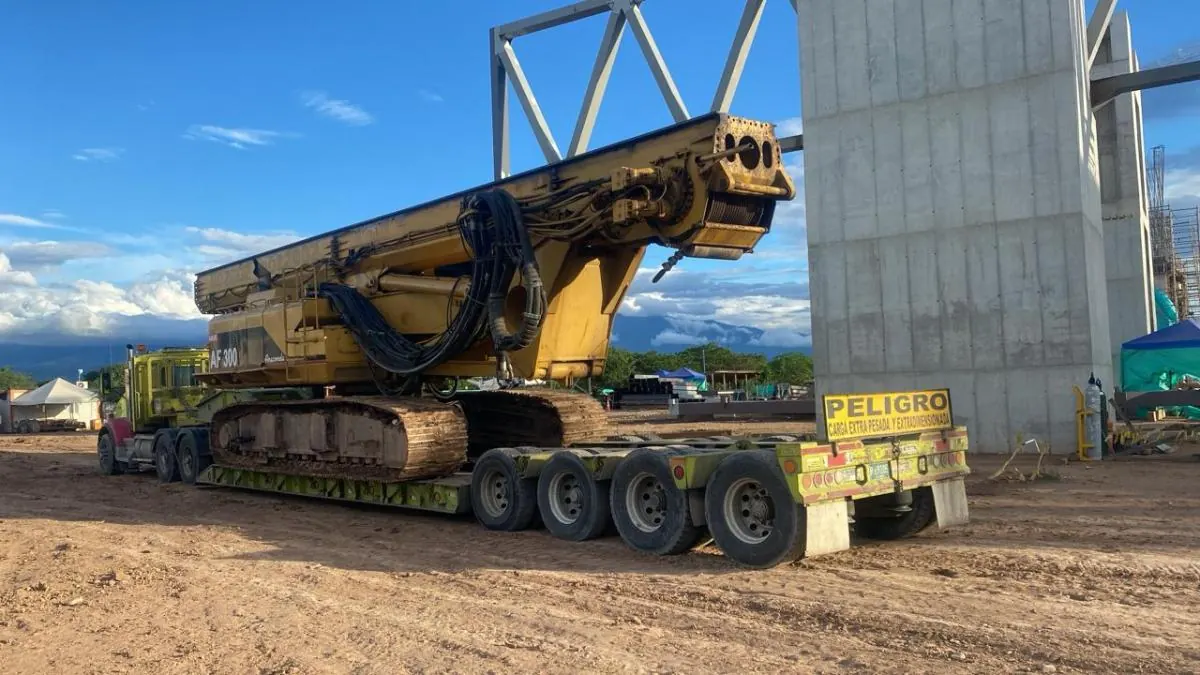 Transporte de Maquinaria para Infraestructura